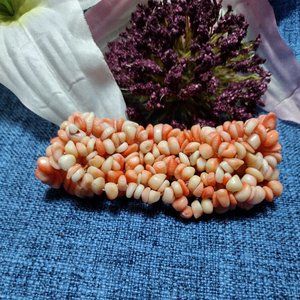 Coral Color Shell Bracelet